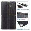 DUOERLAN 200W Outdoor IP68 Flexible Solar Panel ETFE High Efficiency