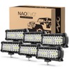 NAOEVO 7 Inch LED Light Bar, 720W 72,000LM Offroad Fog/Driving