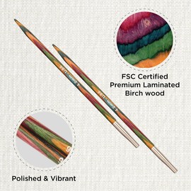 KnitPro Symfonie Interchangeable Circular Needles 4" (10cm) | 4.00mm