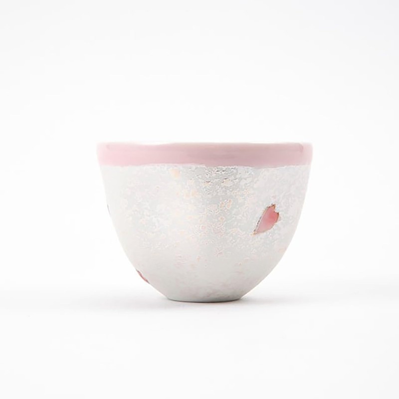 Arita Ware Tea Cup Sencha Cherry Blossom Pink Hand-painted Tanseikan