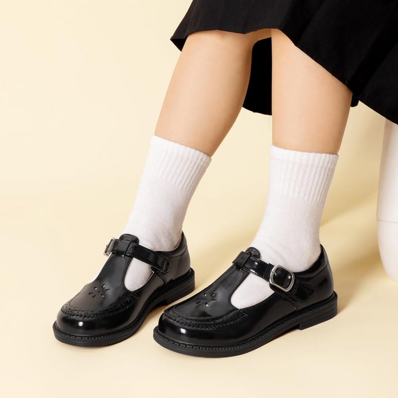 DREAM PAIRS - Zapatos cómodos con cordones, Todo negro., 1