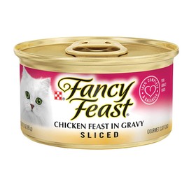 Fancy Feast Sliced Chicken Feast in Gravy Canned Wet Cat Food - (12 Pack) 3oz cans