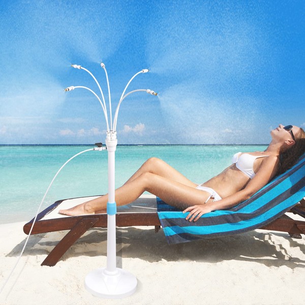 VsMon-Fri Misters for Outside Patio, Adjustable Riser Tube (up to