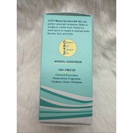 COTZ Mineral Sun Stick Tinted Sheer Sunscreen SPF 45 Face & Body 1oz / 30g - NIB