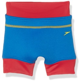 Speedo Baby Swimnappy Cover Swimwear, Neon Blue/Risk Red/Lime Punch, 0-3