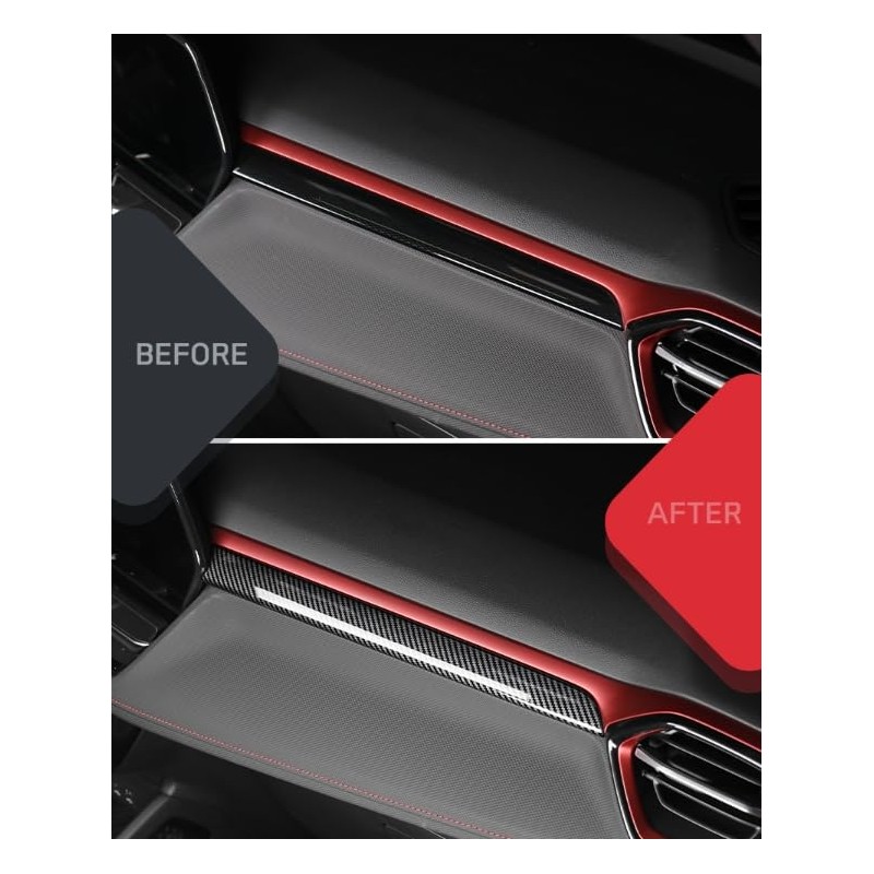 YOUTOOCAR The Co-Pilot Compartment Storage Box Cover Trims Compatible with