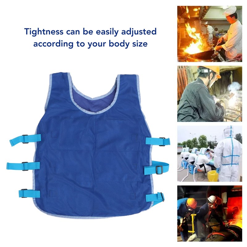 Ice Vest, Body Cold Jacket, Adjustable Tightness Chinlon Nylon Heat