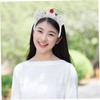 TOVINANNA Cute Cherry Bear Ears Plush Hairband for Women and