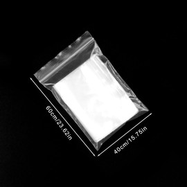 40x60cm Resealable Clear Plastic Ziplock Bags Large Sealed Bag Storage Bag Press Seal Bags Thickening and Durable Grip Seal Bags for Shoes, Blankets, Clothing Storage, 20PCS