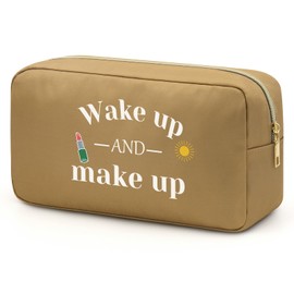 Jielahua Funny Gifts for Women Makeup Bag Vacation Pouch for Travel Lovers Birthday Present for Best Friends Travel Cosmetic Bag Gifts For Woman Daughter Mom Sister Christmas Birthday Present