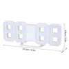 3D LED Digital Clock Bedroom Desktop Snooze Alarm Clock Home