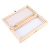 Lyaciomn Wooden Slide Storage Box, Holds 50 Slides, Microscope Slide