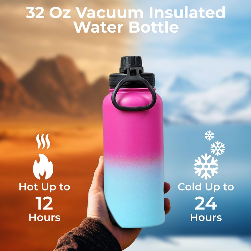 SAMNATE Insulated Stainless Steel coffee Flask - 1L(34oz) Large Capacity