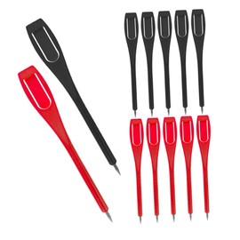 Totority 20pcs Sturdy Plastic Golf Pencils Set for Sports Events Parties Comfortable Grip Writing Tools for Adults Scoring Marks for Accurate Golf Scoring