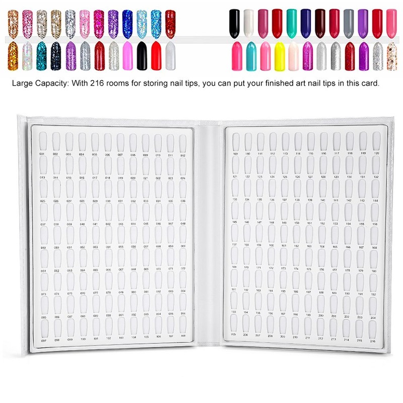 Nail Gel Colour Card - Nail Polish Display Book with