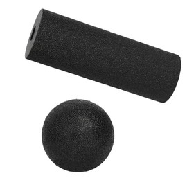 Mini Foam Roller - Muscle Massage Rollers for Trigger Point Therapy, Myofascial Release, Deep Tissue Fitness Massage & Relax Tight Muscles, Peanut Ball & Trigger Point (Black)