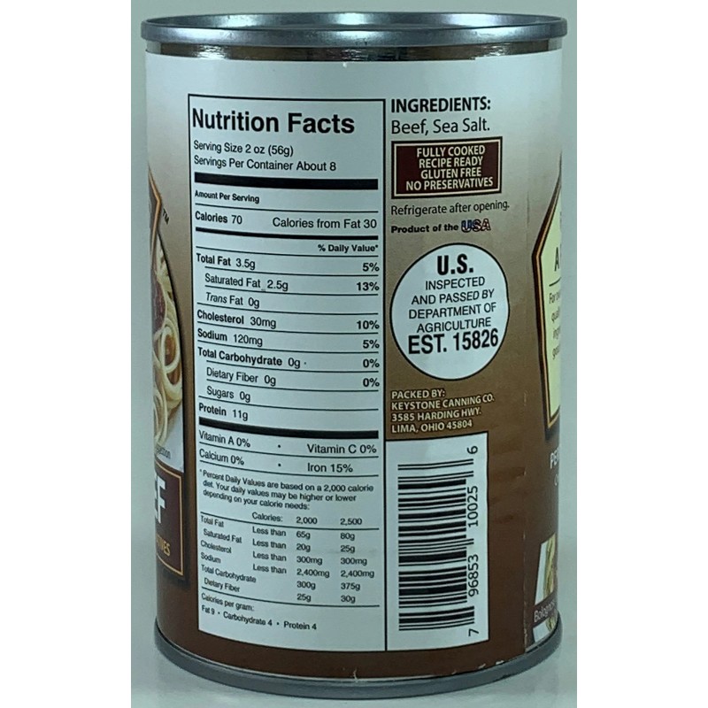 Keystone Beef, Ground, 14 Ounce (You choose 3 or 4