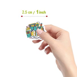 90S Stickers（500PCS） 10 Styde Cool Cute Funny Animation Anime Art Aesthetics Pack | Stickers for Adults Computer Laptop Water Bottle Skateboard Decorations Travel Helmet Room Bomb