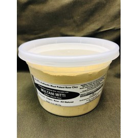 Multani Mitti Clay Powder Fullers Earth 100% Pure 12oz / 340.19 gm Natural Premium Cosmetic Grade