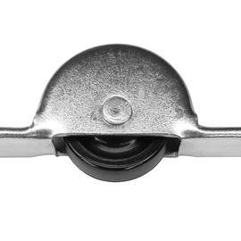 cyclingcolors 2 x Sliding Door Castors Wardrobe Wheels 24 mm Cabinet Roller Wheel Furniture Window Casement Belt Pulley Nylon