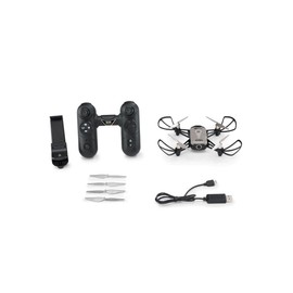 Revell Control 23825 RC Camera Quadcopter ICON, 720p, 2.4GHz remote control, also via smartphone app controllable, face detection remote controlled quadrocopter, 18cm