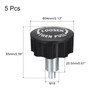 sourcing map Pull Pin Spring Knob Replacement Parts, M18 Adjustment
