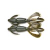 Keitech Crazy Flapper Fishing Bait, 2.8 inches, #101 Green Pumpkin