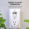 EconoHome Digital Plug in Thermostat - Programmable Thermostat with LCD