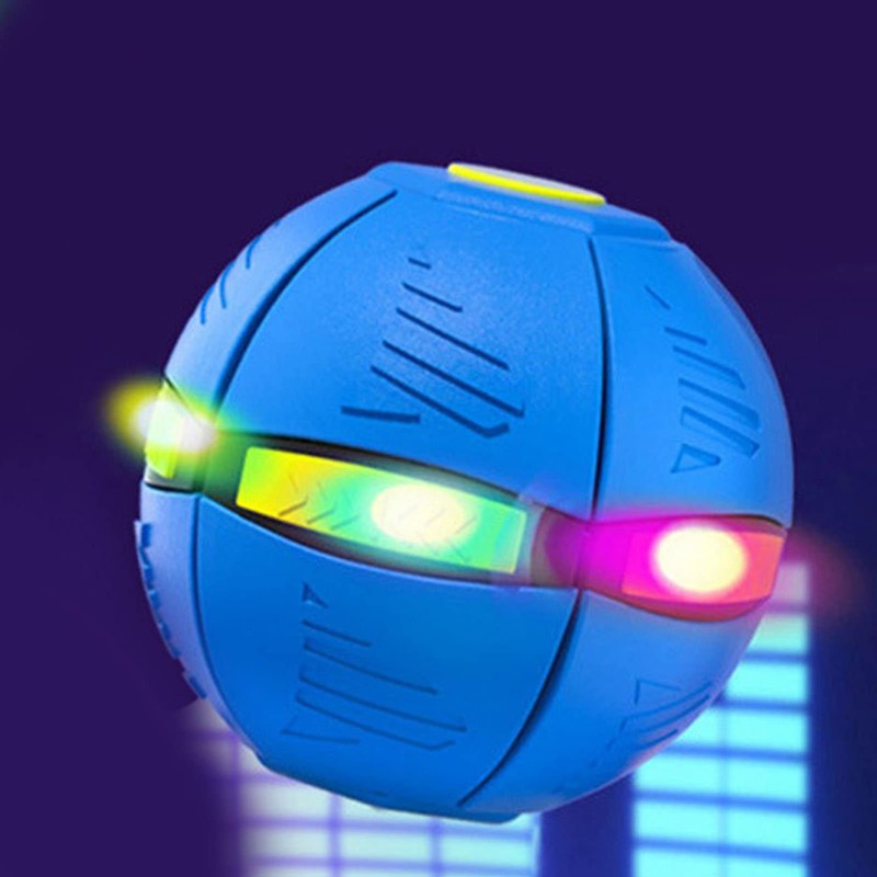 Magic Transformation Ball, Flying Saucer Ball, Shape Changeable (Blue)