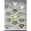 Natural Creations sterling silver stackable ring Size 6 Labradorite Heart