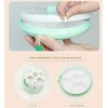 Compartments Reusable Portable Spinning Snack Container with 5 Compartment Dispenser