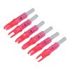 6Pcs Lighted Arrow Nocks High Visibility High Light Transmittance Waterproof
