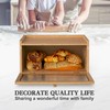 LOHASOK Bread Box for Kitchen Countertop Large Bread Box Farmhouse