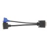 Female Dual Computer Monitor Extension Cable Adapter DMS 59 Pin