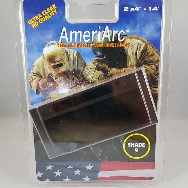 AmeriArc HD Auto darkening Welding Lens 2x4 Shade 9