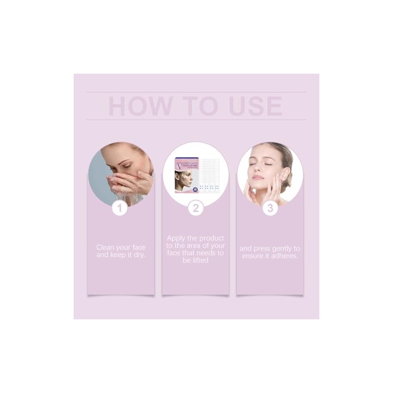Cinta Lifting Invisible para Rostro en V | Reafirmante, Hidratante