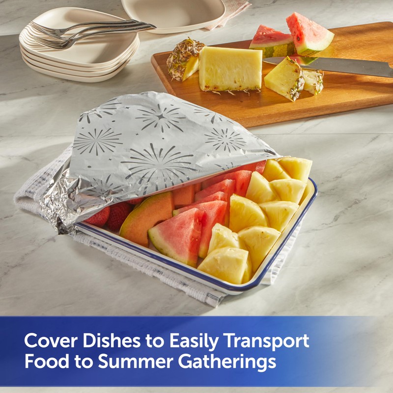 Reynolds Wrap Fun Foil with Festive Pattern, Embossed Aluminum Foil