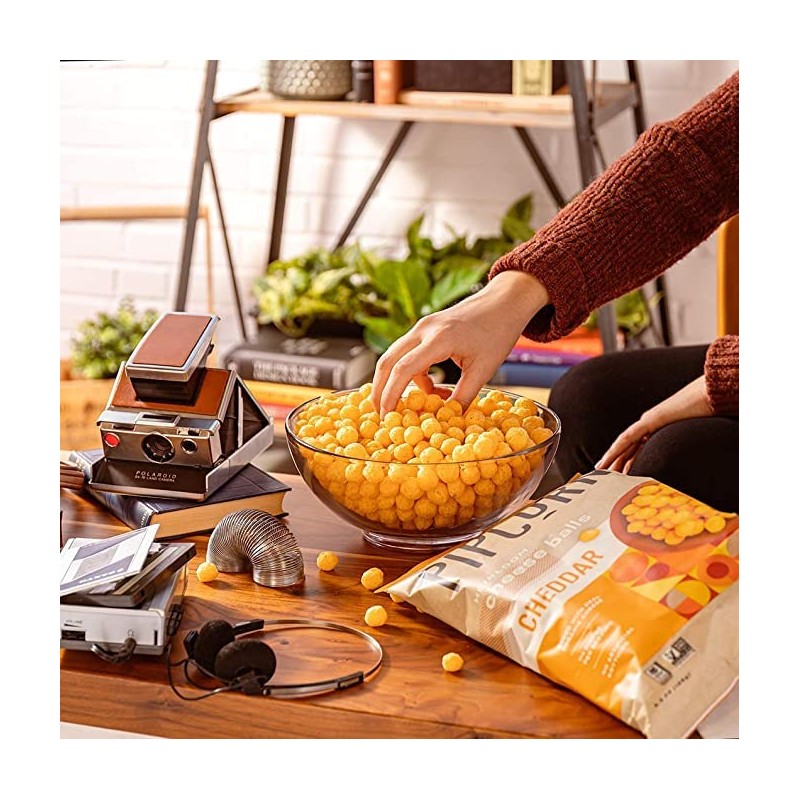Heirloom Cheddar Cheese Balls by Pipcorn, 4.5 Oz