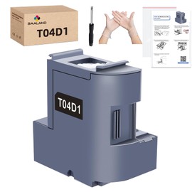 T04D1 Ink Maintenance Box Replacement for Epson ET-15000 ET-4750 ET-4850 ET-3760 ET-4760 ET-3850 ET-3750 ET-3710 ET-3830 WF-2860 Printer(T04D100/ EWMB1/ E-04D1 Waste Ink Tank)
