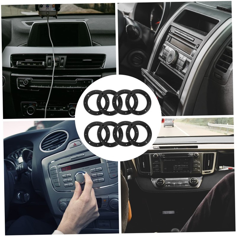 iplusmile Auto Speaker Spacers Adapter 4 Inches Abs Material Easy