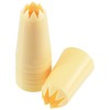 FMprofessional 7-Piece 7 Star Nozzle Set, Plastic, Beige, 7 Different Diameters, 7 Units