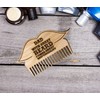 Wooden Beard Comb for Beard & Moustache Pocket Comb Dad