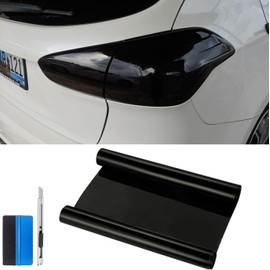 NewL Headlight Film, 30 x 120 cm, Waterproof Car Headlight Film, Tint Film, Fog Light (Black)