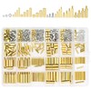 HELIFOUNER 420 Pieces M2 M3 M4 Male Female Hex Brass