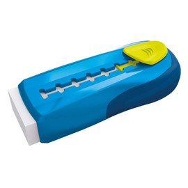 Maped - Universal Eraser - White with Protective Case - Refillable Eraser Holder - Retractable - Phthalate Free and PVC Free - Blue