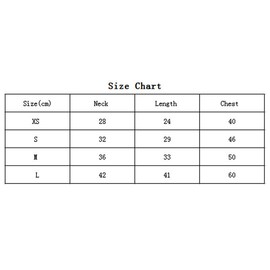 Leopacat Pet Dog Raincoat, Dog Waterproof Jacket, Dog Rain Poncho Portable Raining Coat Breathable Lightweight Breathable Lightweight Suitable for Neck 32 Cm, Length 29 Cm, Chest 46 Cm Pet