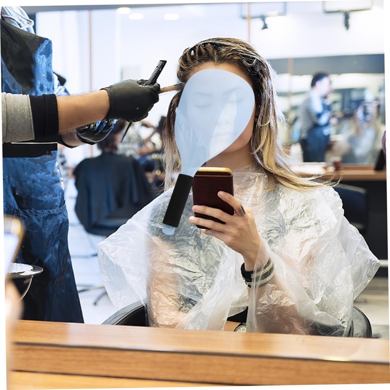 WOONEKY 2pcs Handheld Hair Salon Baffles Face Cover for Hair