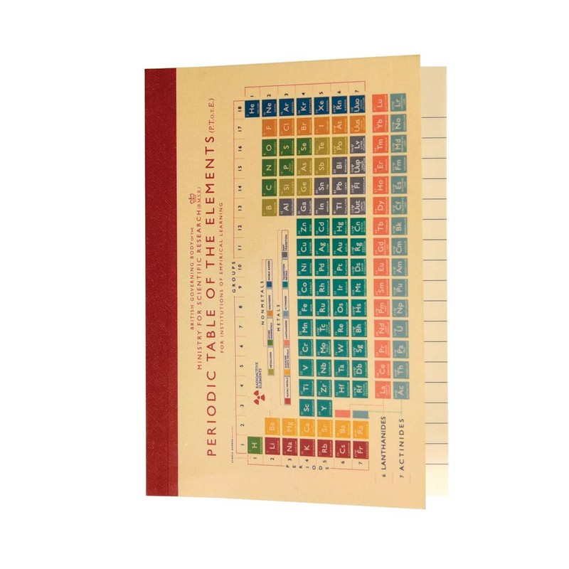 Rex London Periodic Table A6 Lined Notebook