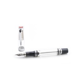 TWSBI Vac Mini Smoke Fountain Pen, F (Fine)
