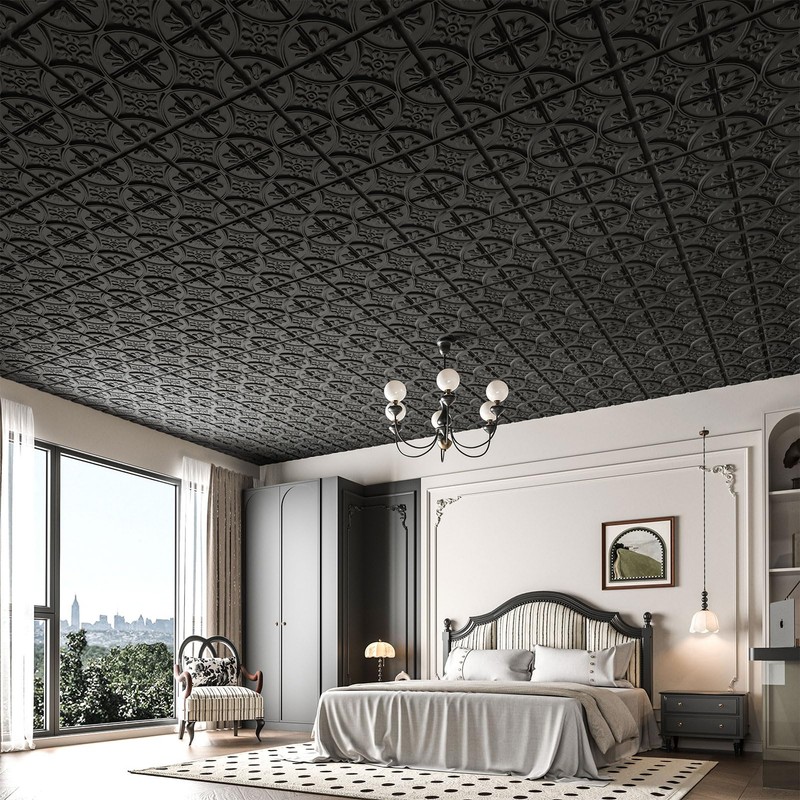 Art3d Drop Ceiling Tiles 2x2, Glue-up Ceiling Panel, Fancy Classic